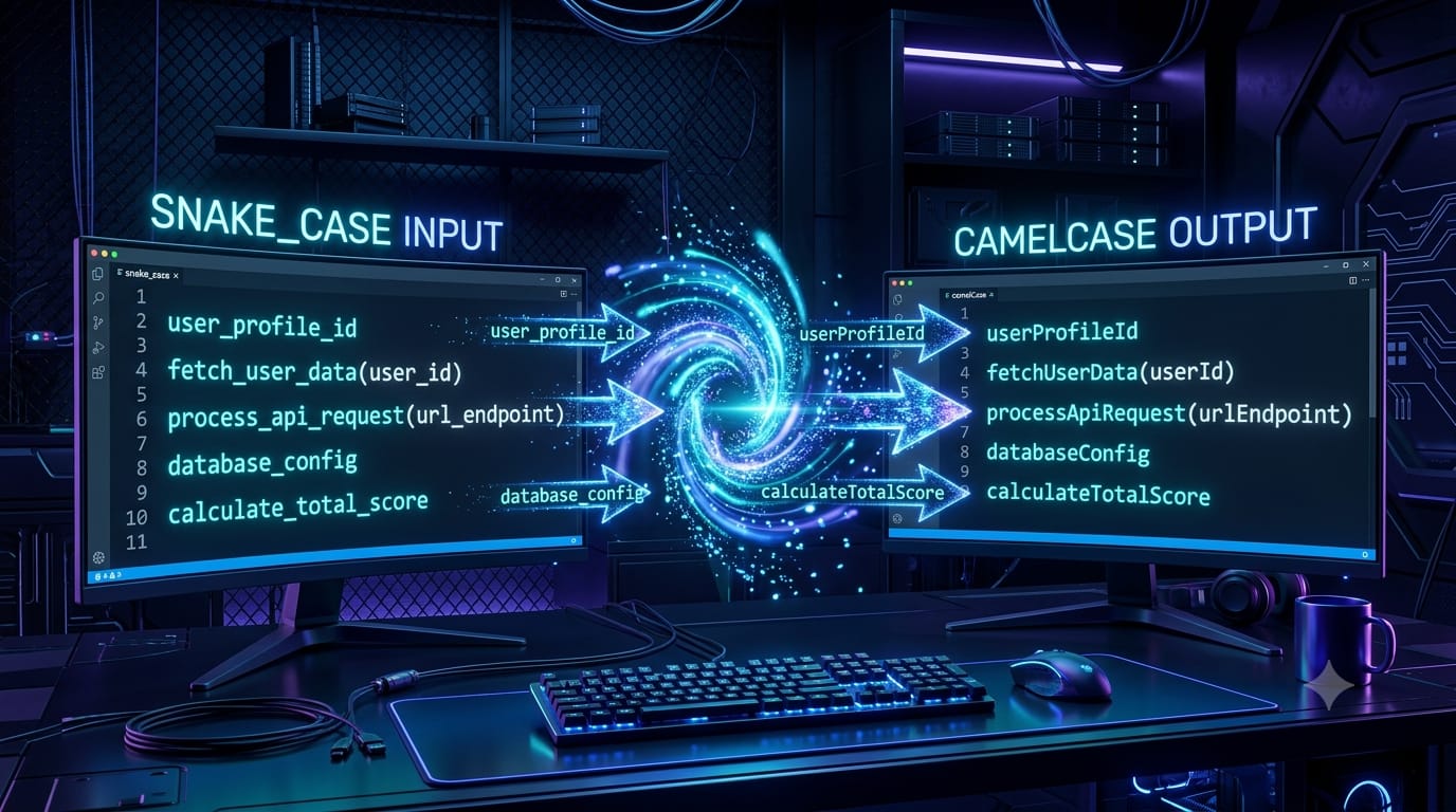 A Developer's Guide to Quickly Formatting Coding Variables (camelCase, snake_case) Online